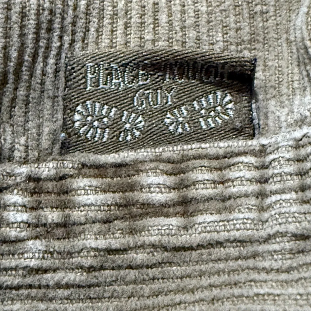 VTG Childrens Place 6-9M Corduroy Pants Kids Tan Reinforced Knee Elastic Waist
